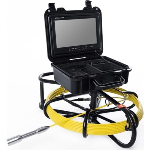 9 inch endoscope pipe 20/30/50M sewer inspection waterproof 23mm bendable camera dvr