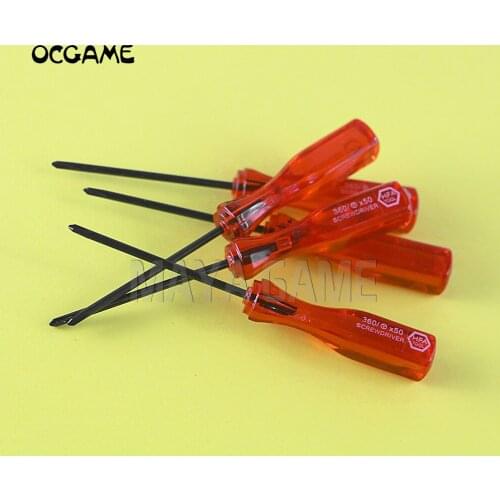OCGAME 100pcs/lot High Quality red Triangular 2.5mm Y Tri Wing Screwdriver For NDS NDSL for Wii