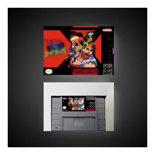 X-Mens Game VS. Street Game Fighter - Action Game Card US Version with Retail Box