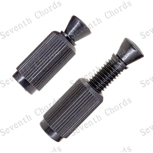 2Pcs/lot black Double Locking Tremolo Bridge Studs Anchors for Electric Guitar accessories parts Musical instrument