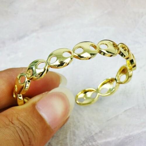 5 Pcs Metal Bangle Hollow Metal bangle Bracelet Gold color Women bangle Fashion jewelry Bangle 51445