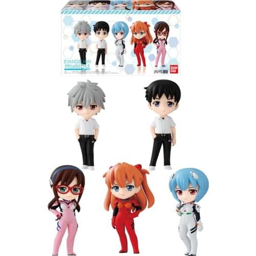 6Cm Bandai Neon Genesis Eva Primostyle Goods In Stock Garage Kit Pvc Assembly Model Western Animiation Action Figure