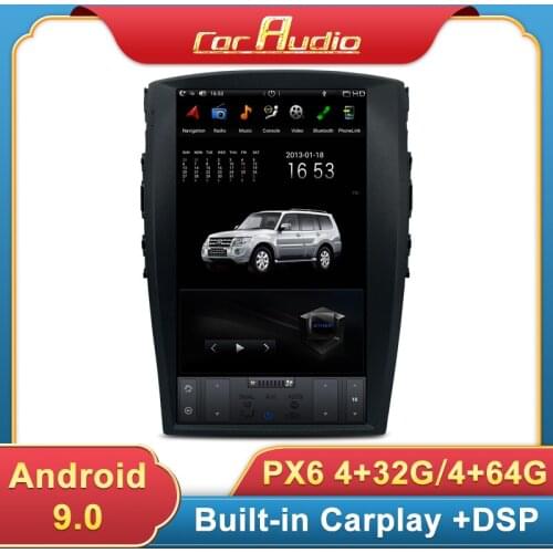 15.6 inch IPS Android Car Stereo for Mitsubishi Pajero/Montero/Shogan 2006-2021 with Carplay Android Auto DSP Voice Control