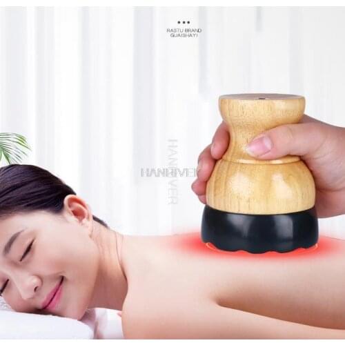 Electric Cupping Stimulate Acupoint Detoxification Massager Guasha Scraping Heat Massage Negative Pressure Acupuncture Therapy
