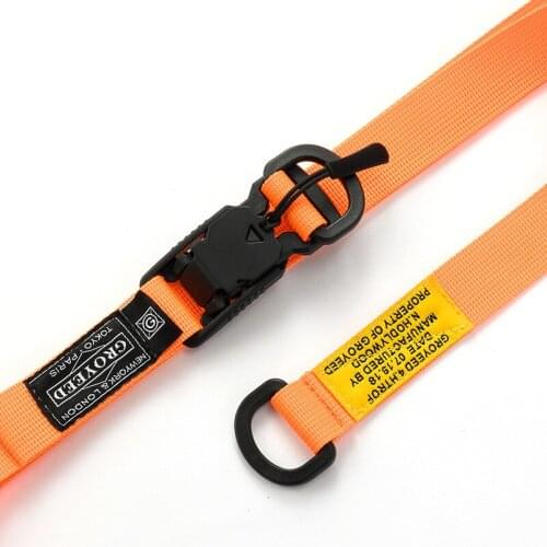 Men Women Canvas Nylon Belt Student Ins Wind Trend Casual All-Match Tooling Outdoor Magnetic Tactical Metal Buckle Couple model