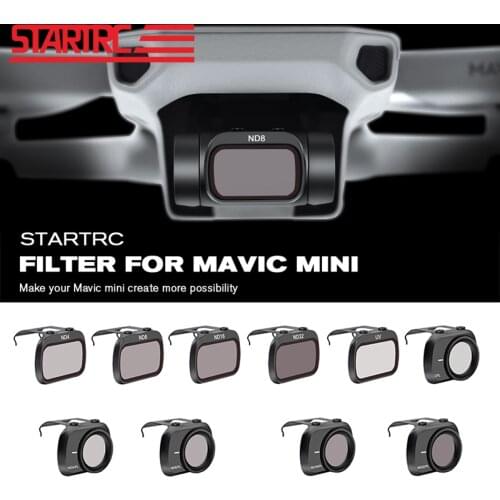 STARTRC Mavic Mini Filter ND4/ND8/ND16/ND32/MCUV/CPL Set Filter For DJI MINI 2 Mavic Mini Drone ND8 ND16 ND32 ND64 PL Filter Kit