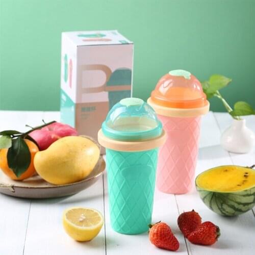Slushy Cup Magic Slush Ice Cream Machines Freeze Cups for Household DIY Milkshake Water Ice in Seconds Kitchen Cups Mugs