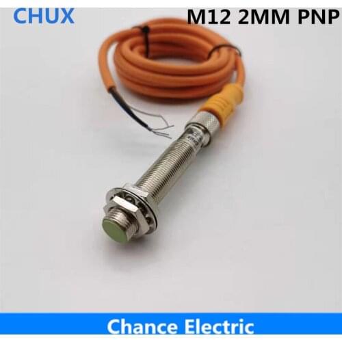 M12 With Straight Sensor connector PNP NO/NC/no+nc flush type 2mm detection distance Inductive proximity sensor switch