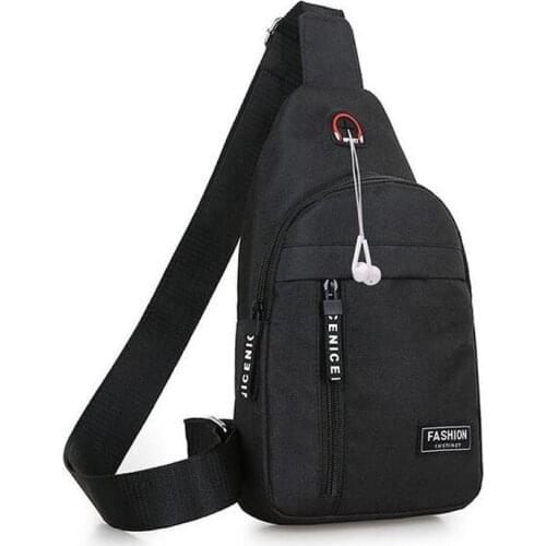 Men Shoulder Bags Nylon Waist Packs Sling Bag Crossbody Outdoor Sport Shoulder Chest Daily Picnic Canvas Messenger Bag