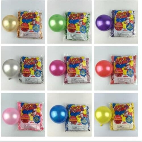 New ballon Mint mixed Metallic Colour 200Pcs\Lot Bubble Balloon Latex Palloncini Decoracion Fiestas Cumpleanos 5'' 1.0g Air Ball