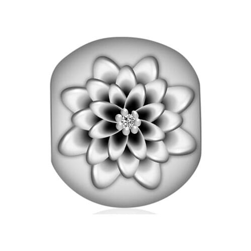 Fits Pandora Charms Bracelets Dazzling Daisies Beads 100% 925 Sterling-Silver-Jewelry Free Shipping DIY Making