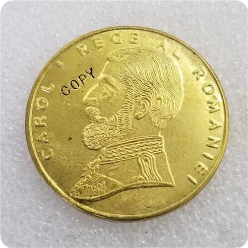 ROMANIA-CAROL-I-INDEPENDENCE-MEDAL-1878-GOLD-PLATED-REPLICA-COPY commemorative coins-replica coins medal coins collectibles