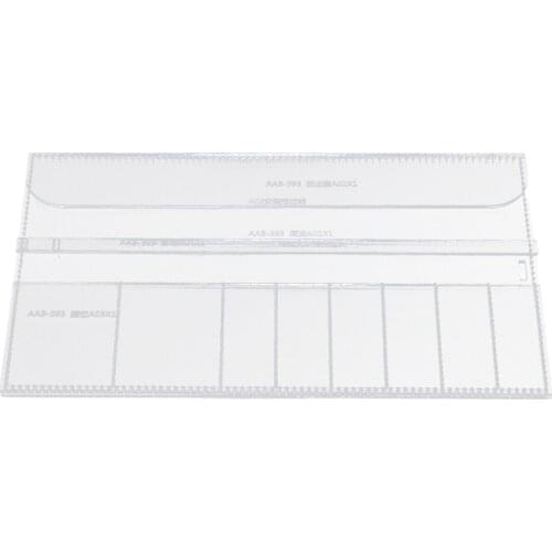 DIY Leather Craft Acrylic Brush Roll Bag Stencil Templates (4-Packs)