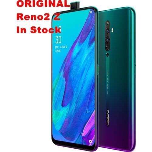 Stock Newmodel Oppo Reno 2 Z 4G LTE Smart Phone 6.5" 2340X1080 8GB RAM128GB ROM 48.0MP+8.0MP+2.0MP+2.0MP+16.0MP VOOC 3.0 Reno2 Z