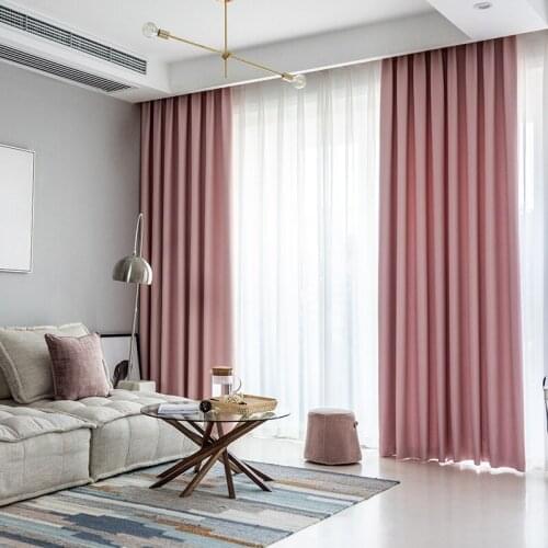 Nordic Style Modern Light Luxury High-precision Finished Products Simple Thick Shading Curtains for Living Dining Room Bedroom