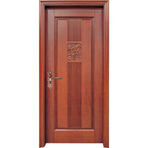 Custom traditional doors solid oak wood doors contemporary single front door interior door available D-002