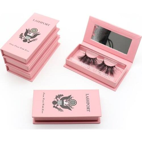 Passport Eyelash Packaging Custom Logo Wholesale Lash Box 3D Mink Lashes Dramatic Mink Eyelashes Vendors 5D 25mm Mink Eyelash