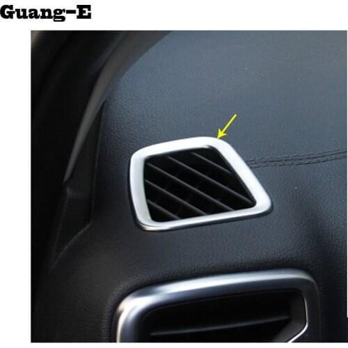 Car styling inner garnish cover detector trim front Air conditioning Outlet Vent hoods 2pcs For Kia Sportage KX5 2016 2017 2018
