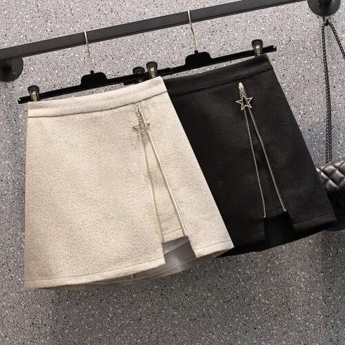 Black Cloth Mini Plus Large Size Oversize Korean Style Fashion WomenS Clothing Vintage 2021 Casual High Waist Skirts Female