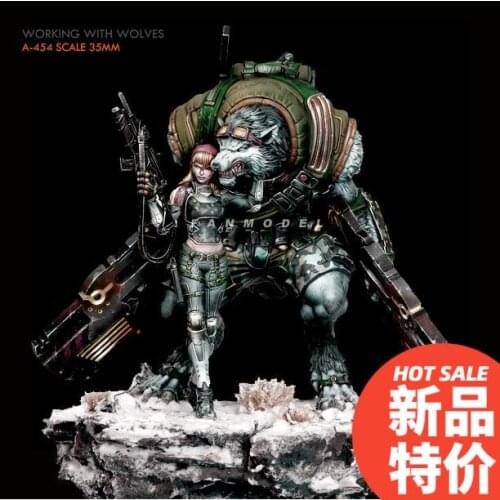 35mm Resin model kits figure colorless and self-assembled A-454(Without floor)