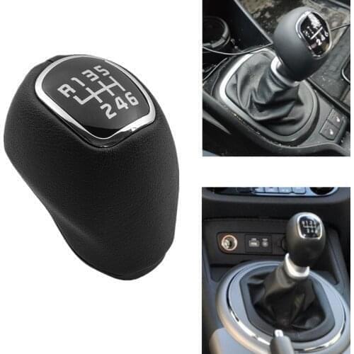 5/6 Speed Mnaual Leather Gear Shift Knob Lever Shifter Handball For Kia Sportage 2011 2012 2013 2014 2015 Rio 3 5 2013 2014 2016