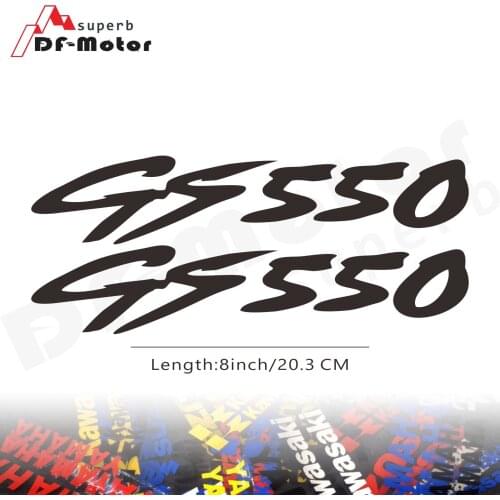 8Inch Reflective Sticker Decal Motorcycle Car Sticker Wheels Fairing Helmet Sticker Decal For SUZUKI GS550 F E S GS 550