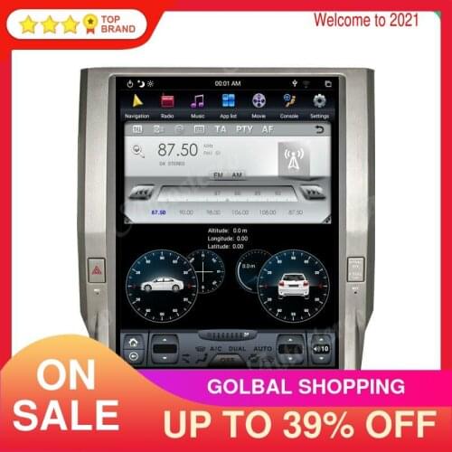 Android 9 128GB For Toyota Tundra 2014+ Tesla Radio Style Car GPS Navigation Auto Stereo Head Unit Multimedia Player Tape Music