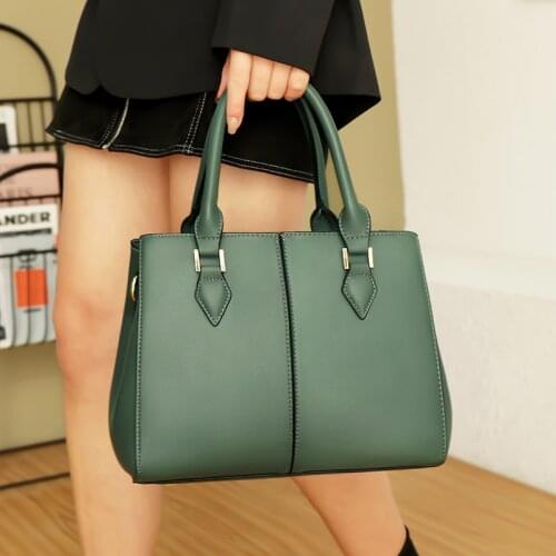 Noble Temperament Handbags for Women 2021 Trend High Quality Leather Crossbody Tote Bags Lady Retro Large Shoulder Messenger Bag