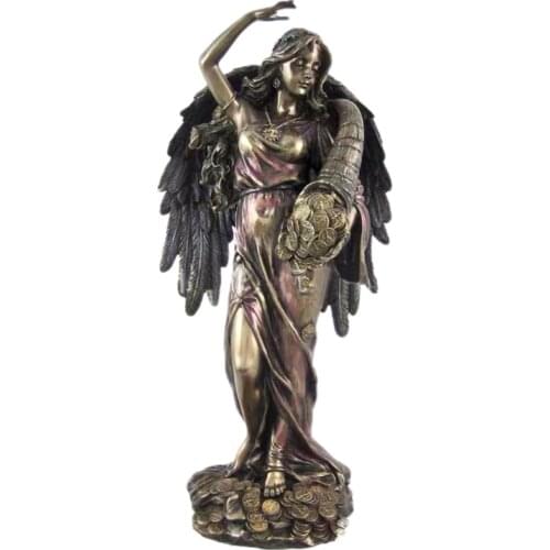 Blessed Goddess Goddess Bronze Gift Colored Resin Figurine Statue