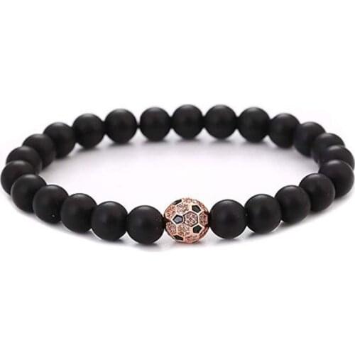 8mm black multicolor Agate beads Chakra Healing Reiki Buddha Yoga Bracelet elastic adjustable Volcanic Stone Bangles 54df3