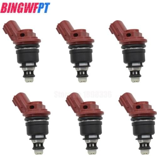 6PCS New & High Quality Fuel Injectors 16600-96E01 A46-00 for Nissan 92-99 Maxima for Infiniti I30 96-99 3.0L