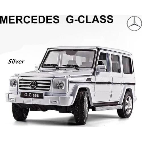 Welly 1:24 Mercedes-Benz G500 G55 car alloy car model simulation car decoration collection gift toy Die casting model boy toy