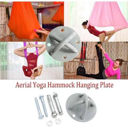 Wall/Ceiling Mount Bracket Gym&Home Suspension Straps Aerial Yoga Suspension Resistance bands Fitness Training Yoga Swing Battle