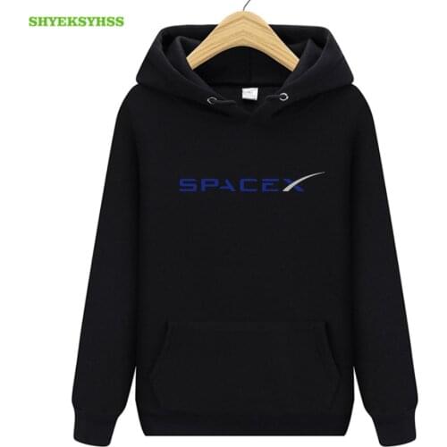 New SpaceX Mens Hoodie Elon Musk Heavy Falcon Hoodies Men Mars starman Tesla Tee Shirt Rocket StarmanX Sweatshirt Tesla Brand