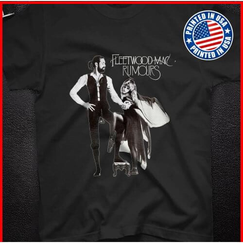 New Fleetwood Mac Stevie Nicks Rumours Black T-Shirt Shirts S-2Xl Cotton