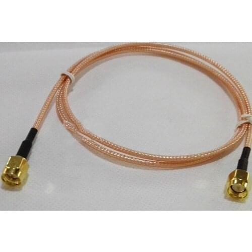 SMA male to sma male internal screw needle High frequency connector 1.5meter RF signal jumper WIFI signal line
