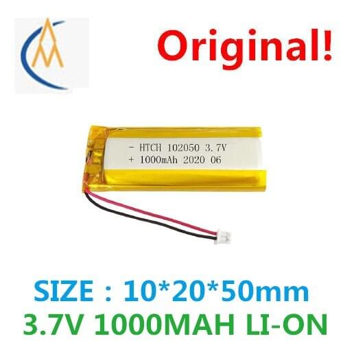 Spot supply 102050 lithium-ion polymer battery 1000 mah lithium battery 3.7 V 102050 lithium batteries