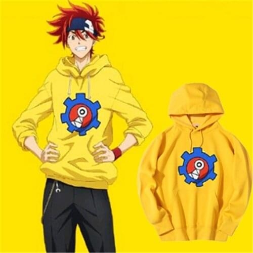 SK8 the Infinity Hoodie Reki Cosplay Yellow 3D Print Sweatshirt Casual Cotton Streetwear Pullover Coat
