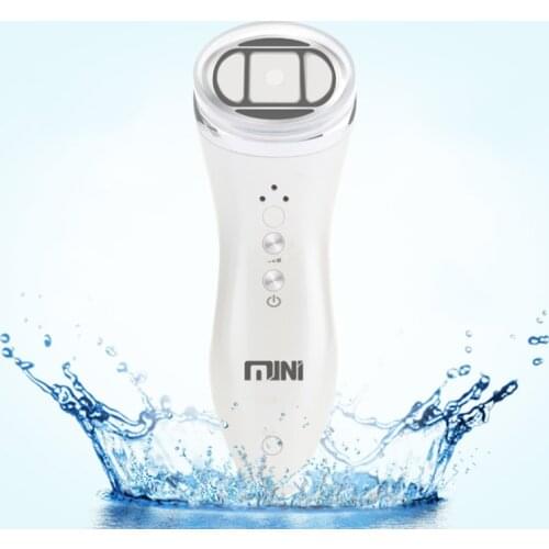 Mini Hifu Face Lifting RF LED High Intensity Focused Ultrasound Ultrasonic Facial Lift Wrinkle Removal Skin Care Beauty Machine