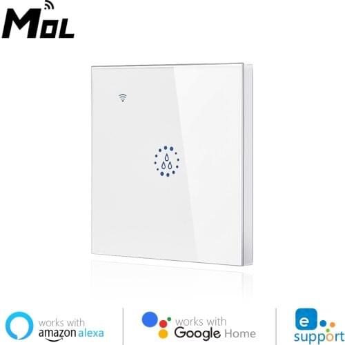 Wifi Boiler Smart Switch Water Heater Switches Voice Remote Control EU White Touch Panel Timer Outdoor work alexa google home