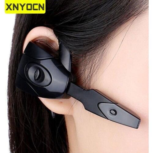 Xnyocn Business Bluetooth Headset With Mic Rechargeable Long Standby Driving Car High Sensitivity Handsfree Wireless Headphones