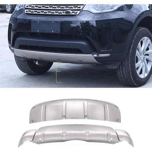 Stainless Steel Car Front Rear Bumpers Protector Guard Skid Plate Cover Trim For Land Rover Discovery 5 LR5 2017 2018 2019 2020