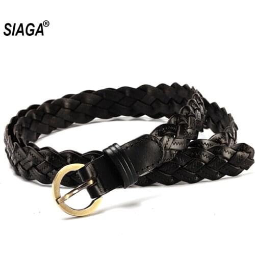 Ladies Fashion Leather Slim Belt Female Style Skirt Decorative Dress Simple Needle Buckle Belt for Women 2.0cm LDFC005