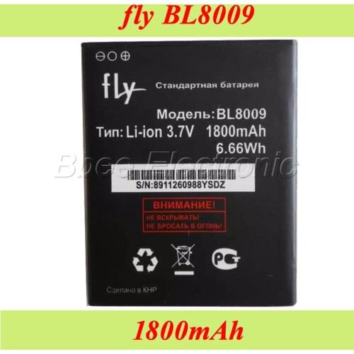 1800mAh BL8009 Battery for FLY BL8009 Batterie Bateria AKKU Accumulator PIL