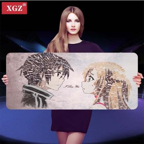 Boys and Girls Anime Large L Mouse Pad Comics Laptop Mouse Pad Notbook Computer Keyboard Game Mouse Pad Player Game Pad 90x40xcm
