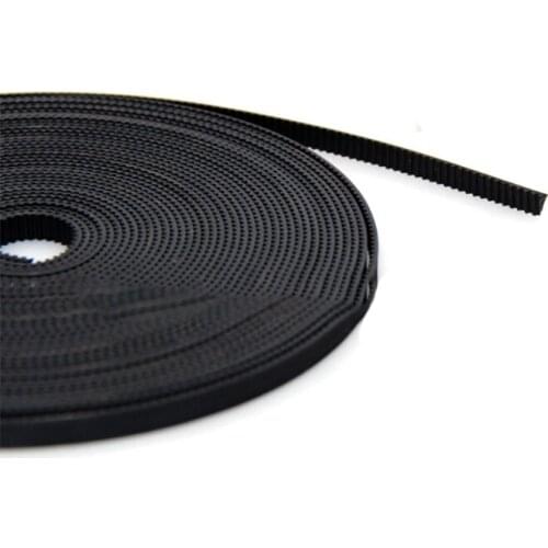 GT2-6mm/10mm open timing belt Rubber Aramid Fiber cut to length for 3D printer