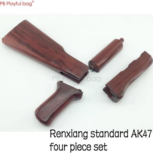 PB Playful bagOutdoor sports competitive toy Ren Xiang solid wood handguard AK47 AKS47 Romania water bullet gun accessories LD87