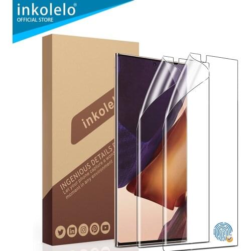 Inkolelo Screen Protector for Samsung Galaxy Note20 Ultra [2 Pack][Bubble Free][Soft TPU][High Definition]Screen Protection Film
