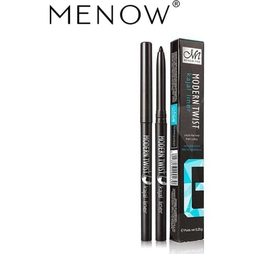 Menow Makeup Twisted Natural Eyeliner Pencil 2 colors Waterproof Long-lasting Smooth Gel Eye Liner Smoky Sexy Eyes Make up Tool