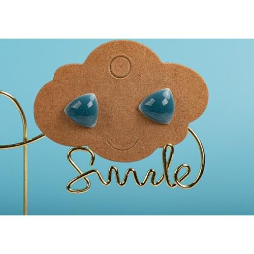 Fashion Girl Multicolor Small Ceramic Earrings Exquisite Porcelain Accessories Wholesale #LY422 designer Аксессуары